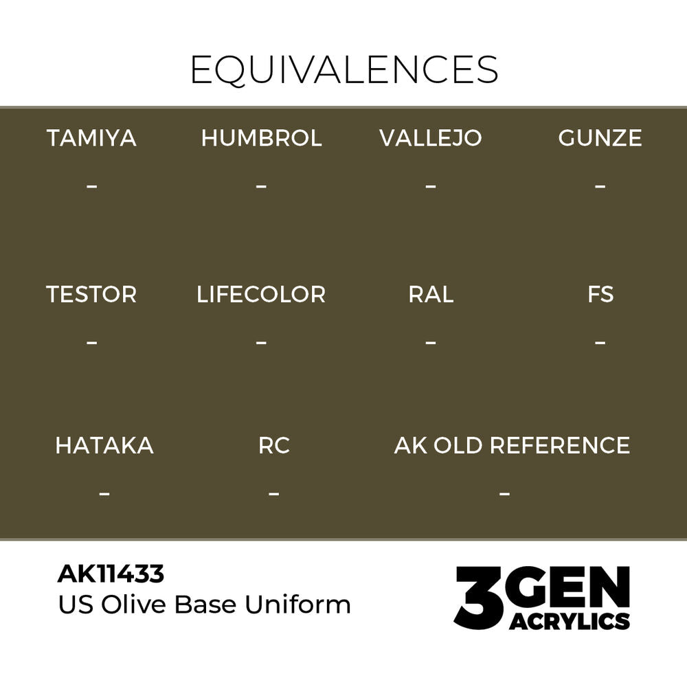 US Olive Base Uniform