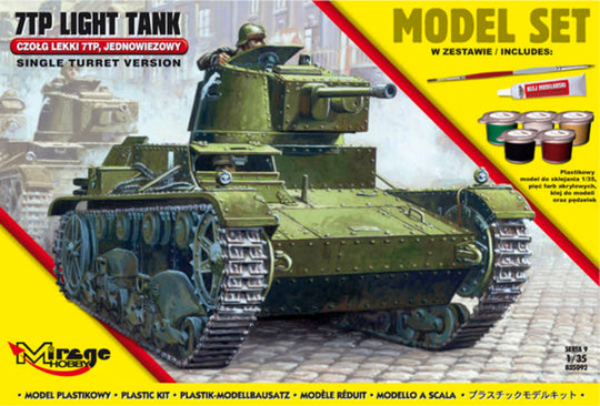 7TP Light Tank "Single Turret"(Model Set