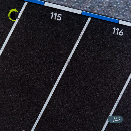 Supermarket Parking type 2 Base - Acrylic 3 mm (180 x 357 mm) (210 g) (1/43)