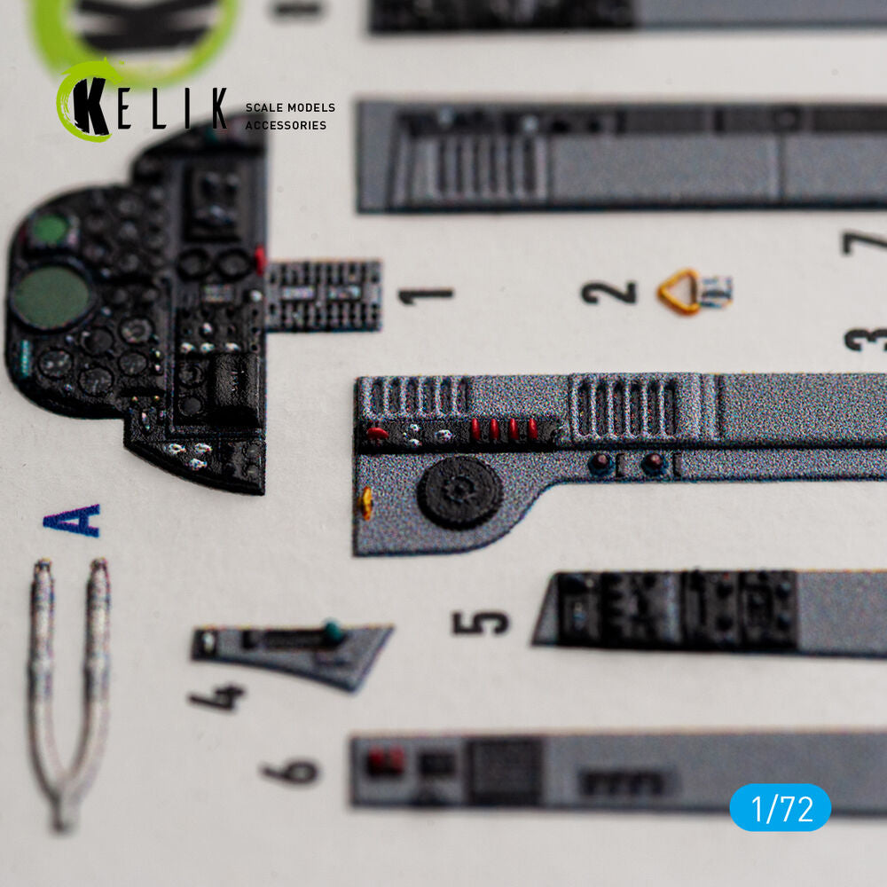U-2C Dragon Lady - interior 3D decals for Hobby Boss