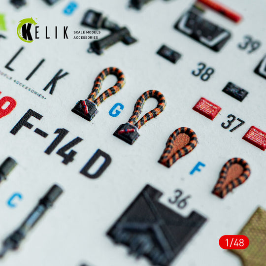 F-14D - interior 3D decals for GWH kit