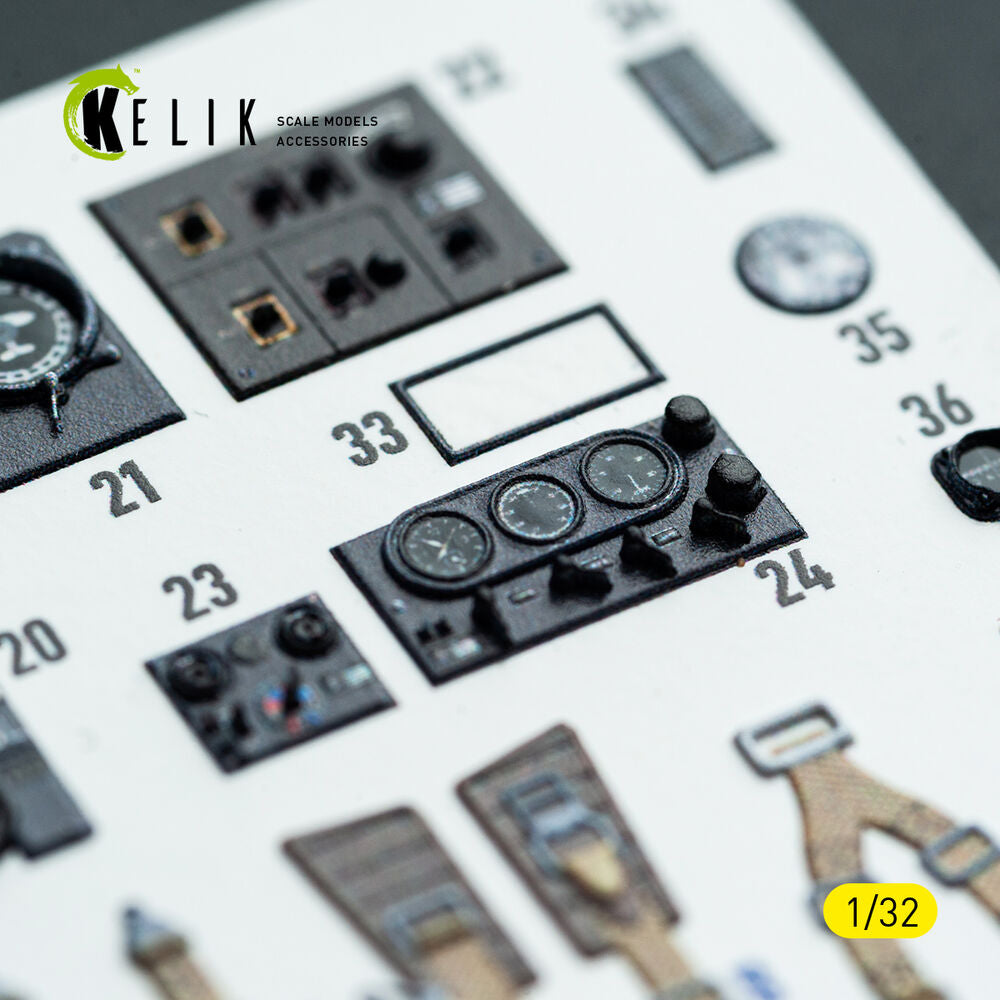 Bf-110D - interior 3D decals for Dragon/Hobby 2000 kit