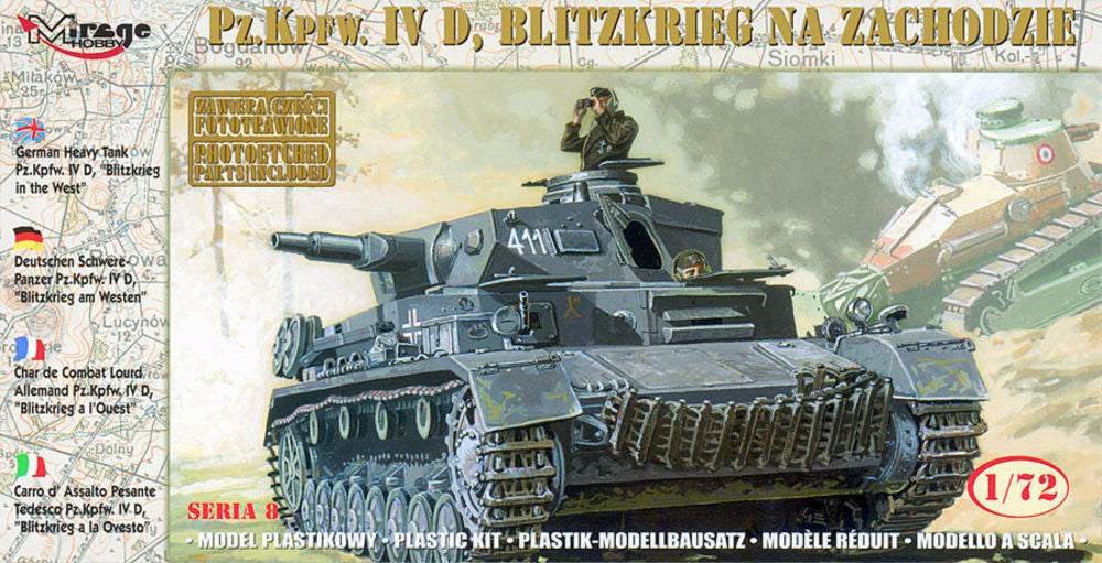 German Tank Pz.Kpfw. IVD "BLITZKRIEG" in the WEST