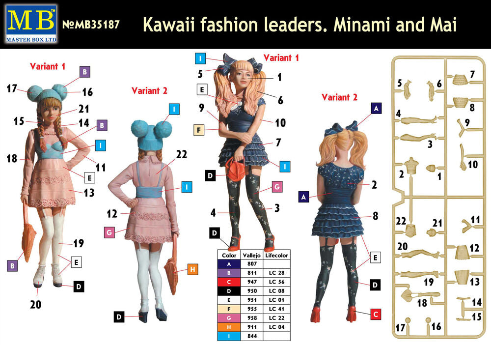 Kawaii fashion leaders.Minami and Mai