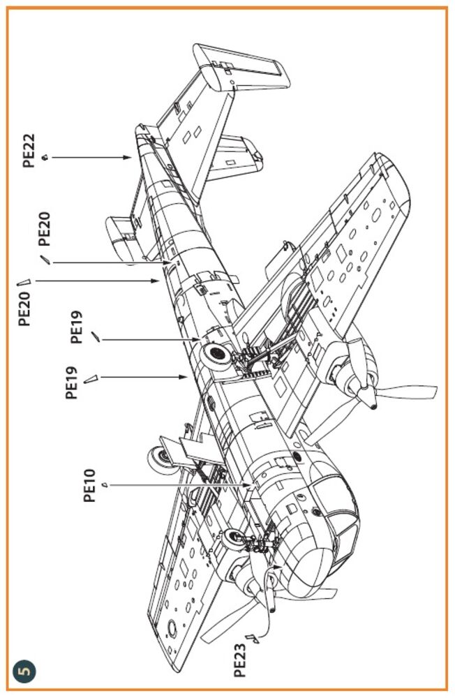 OV-1 A/JOV-1A Mohawk PE parts and painting mask for CP kits