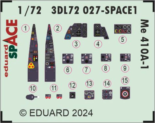Me 410A-1 SPACE 1/72 AIRFIX