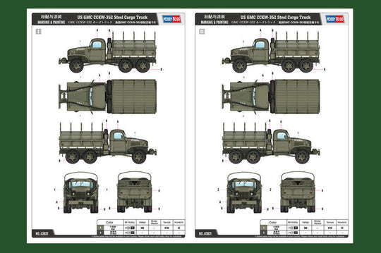 US GMC CCKW-352 Steel Cargo Truck
