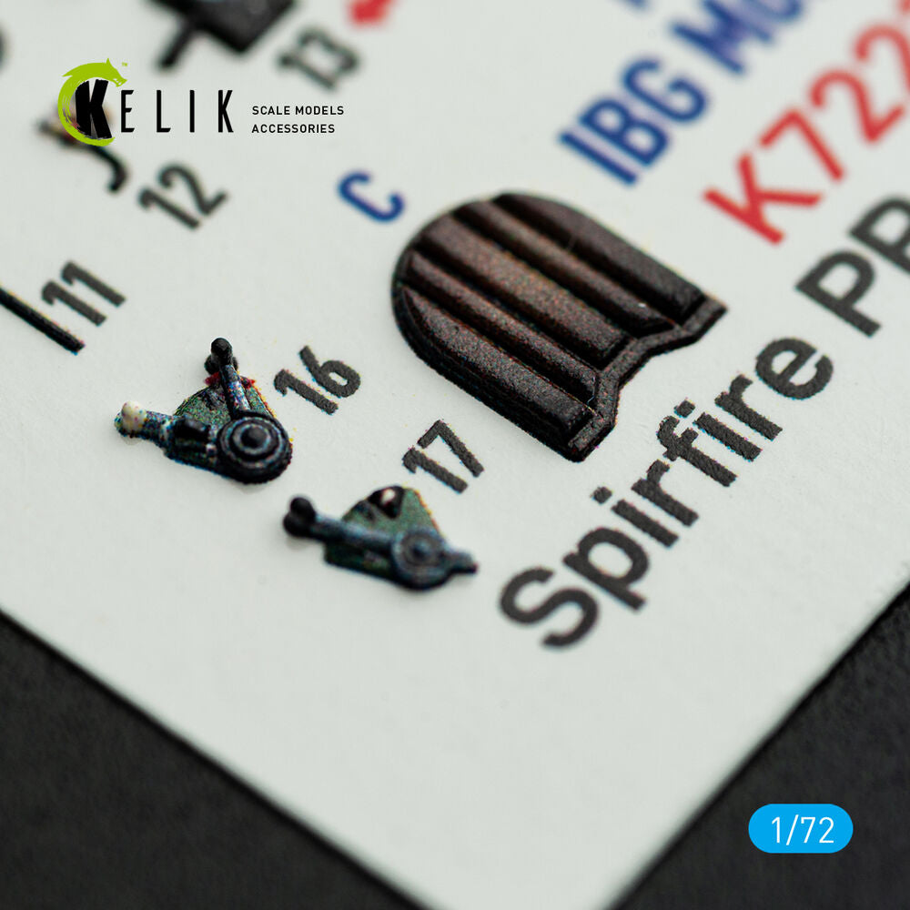 Spitfire PR A/B/E Types - interior 3D decals for IBG Models kit