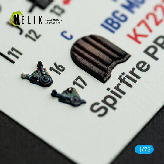 Spitfire PR A/B/E Types - interior 3D decals for IBG Models kit