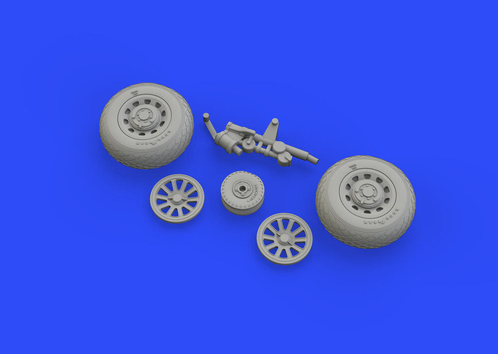 P-51D wheels for Airfix