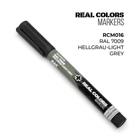 Real Colors Markers: RAL 7009 HELLGRAU-LIGHT GREY