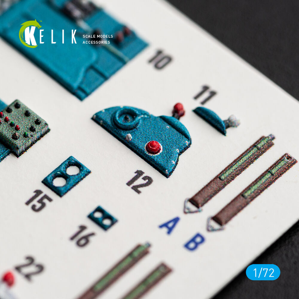 J1N1-S Gekko - interior 3D decals for Fujimi / Hobby 2000