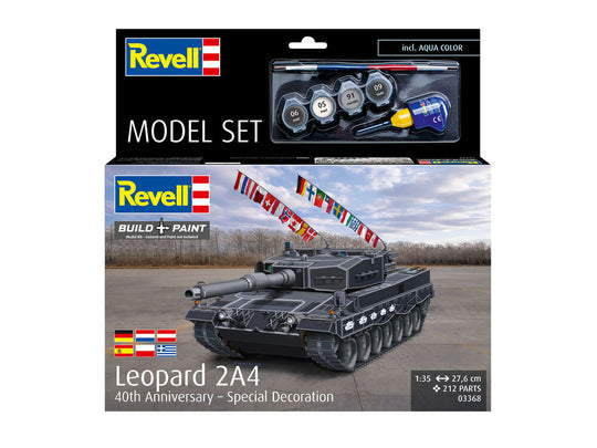 Model Set Leopard 2A4 - Special Decoration 40th An