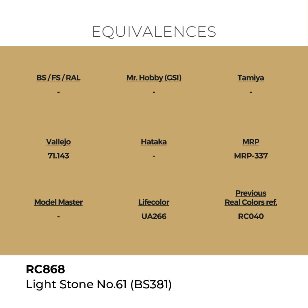 Real Colors: Light Stone No.61 (BS381) 17 ml.