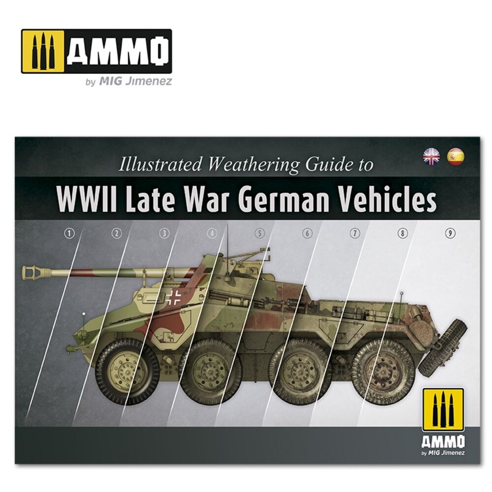 Illustrated Weathering Guide to WWII Late German Vehicles (English, Castellano)