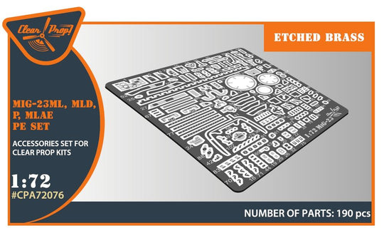 MiG-23ML, MLD, P, MLAE PE set for CP kits