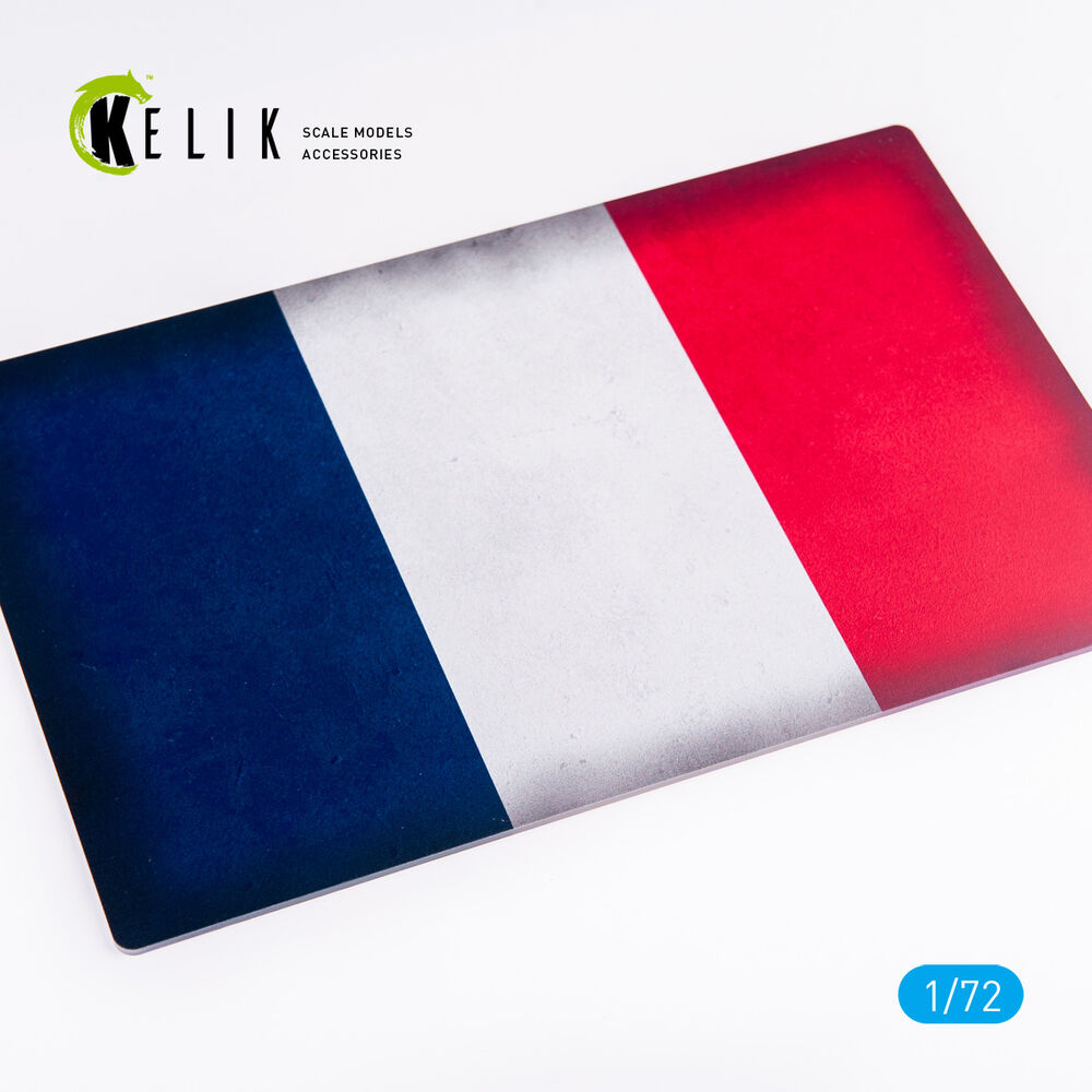 France Flag - Base - Acrylic 3 mm (280 x 180 mm) (170 g)