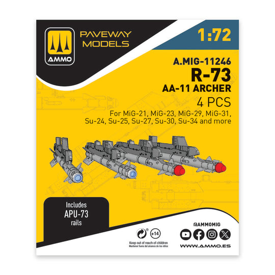 R-73 - AA-11 Archer (4 pcs)