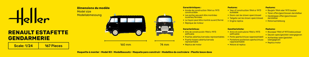 STARTER KIT Renault Estafette Gendarmerie