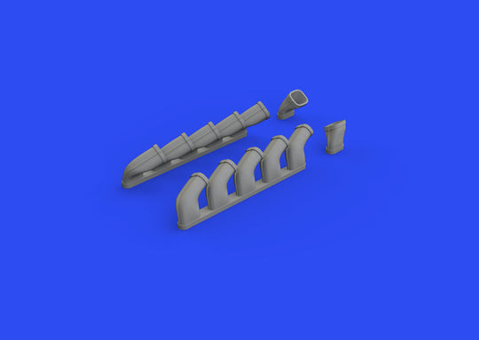 Il-2 exhaust stacks 1/48 for ZVEZDA