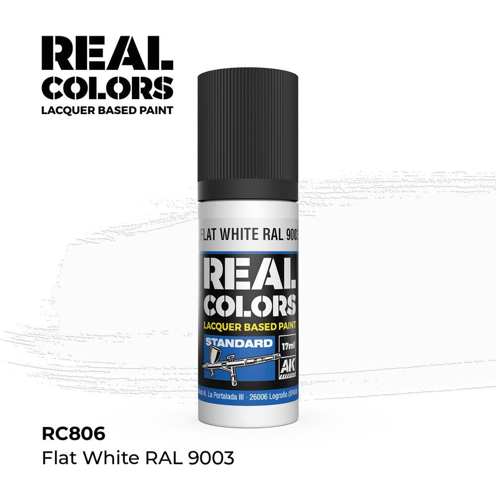 Real Colors: Flat White RAL 9003 17 ml.