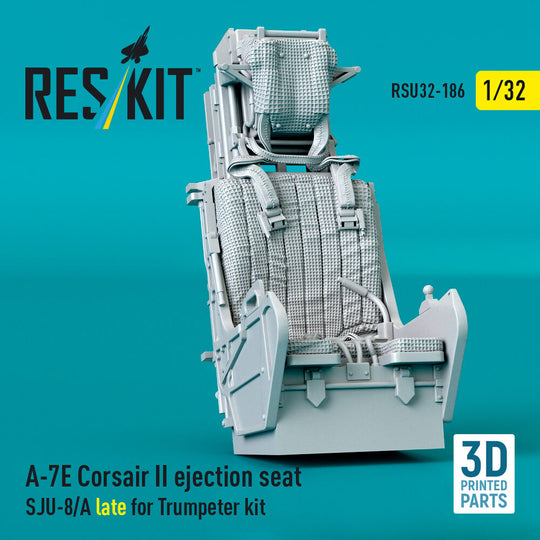 A-7E Corsair II ejection seat SJU-8/A late for Trumpeter kit (3D Printed)