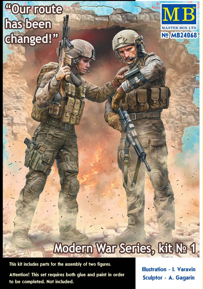 Our route has been changed! Modern War Series, kit No.1