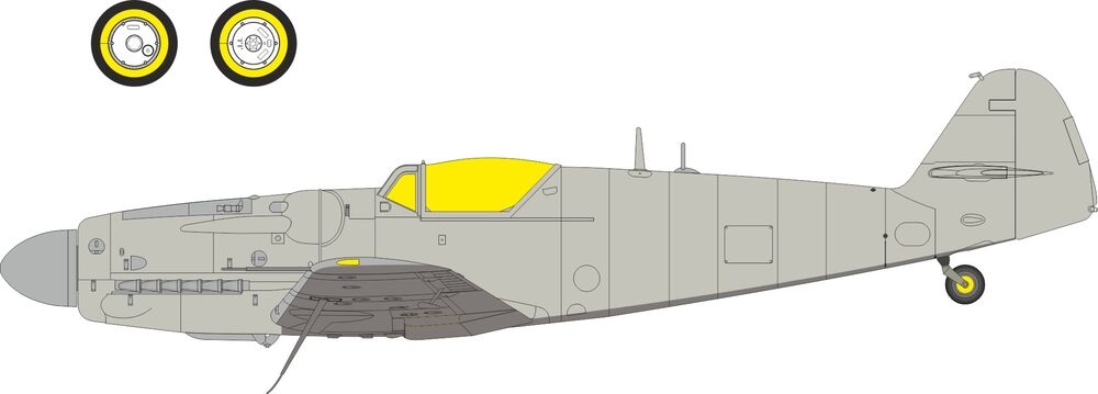 S-199 bubble canopy Tface for Eduard