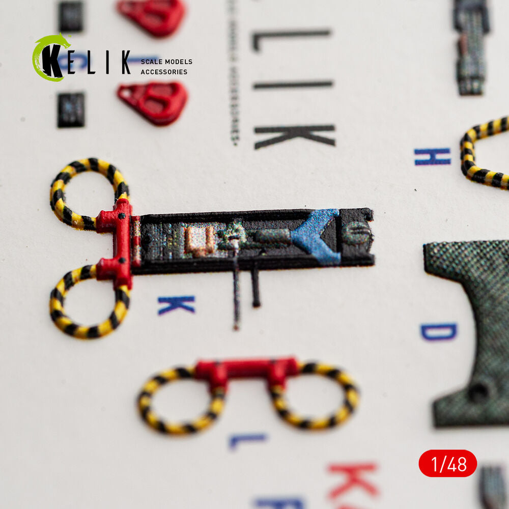 F-4B interior 3D decals for Tamiya kit