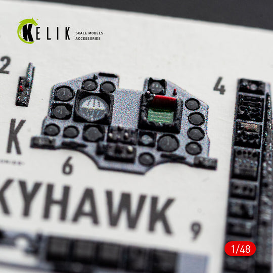 TA-4J SKYHAWK - interior 3D decals for Hasegawa