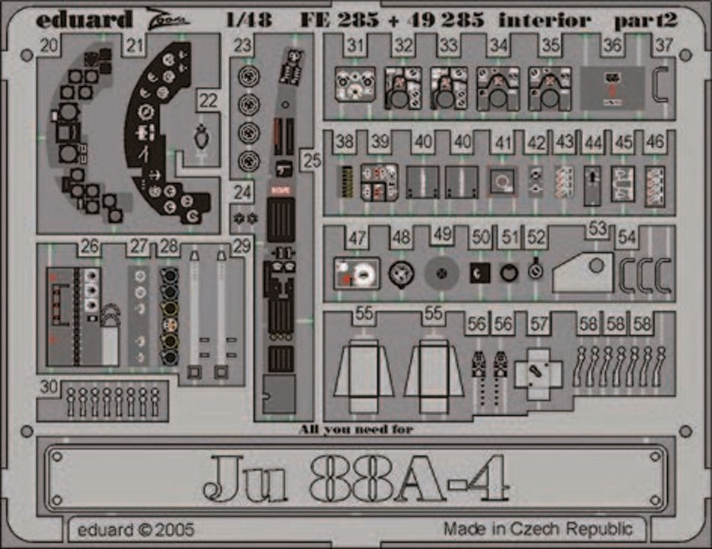 Ju 88A-4 interior