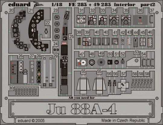 Ju 88A-4 interior