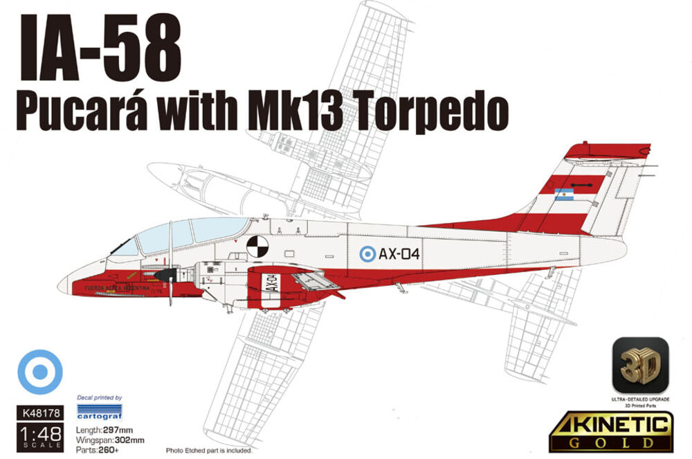 IA-58 Pucará with Mk13 Torpedo