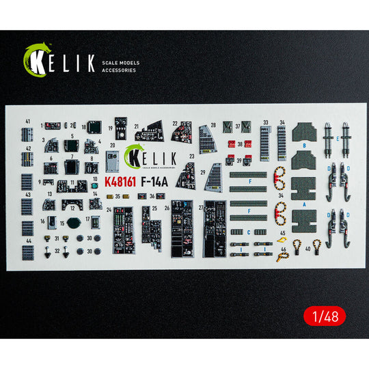 F-14A - interior 3D decals for GWH kit