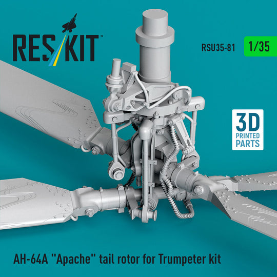AH-64A Apache tail rotor for Trumpeter kit (3D Printed)