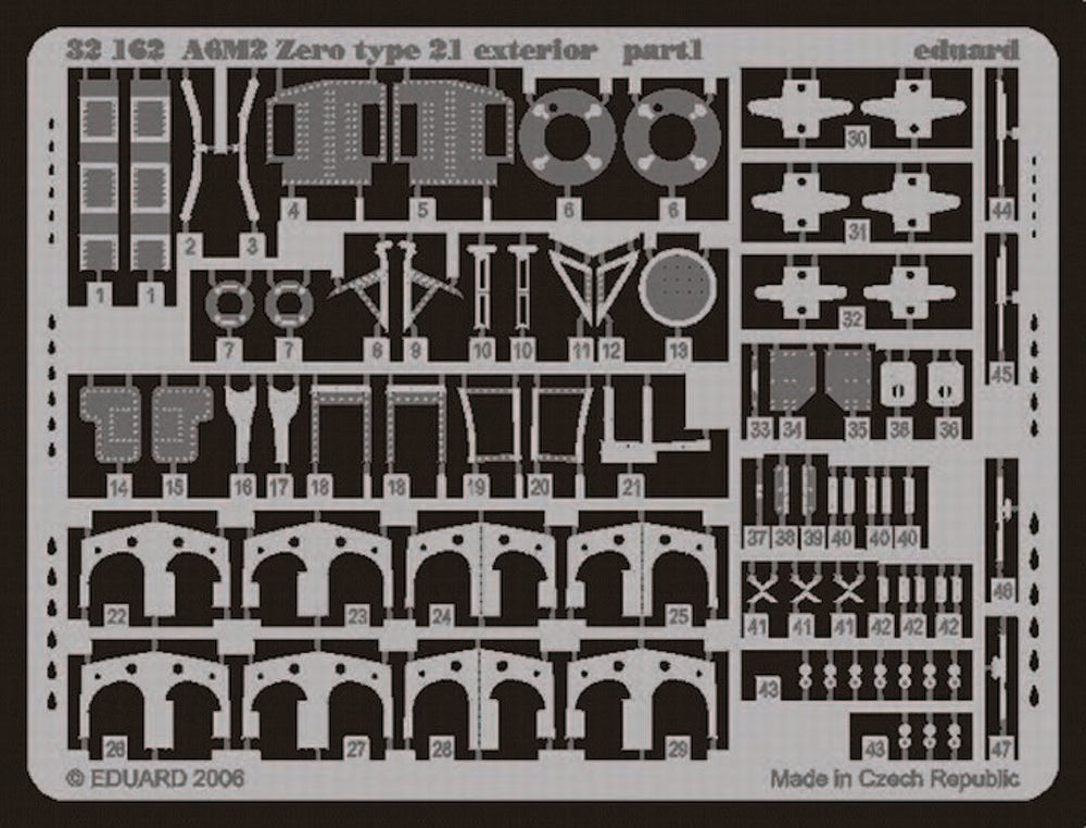 A6M2 Zero type 21 exterior für Tamiya Bausatz