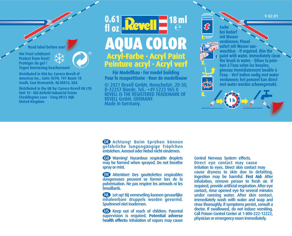 Aqua orange, glänzend