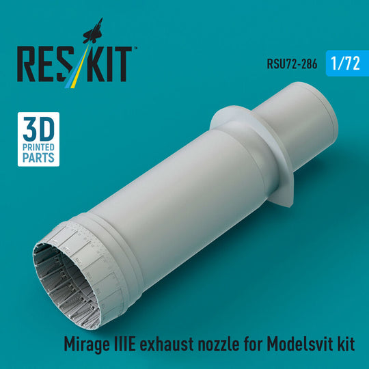 Mirage IIIE exhaust nozzle (3D Printed) for Modelsvit