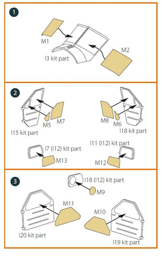 DHC-2 Beaver painting mask for Dora Wings kit