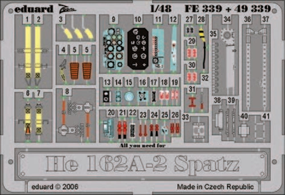 He 162A-2 Spatz für Tamiya Bausatz
