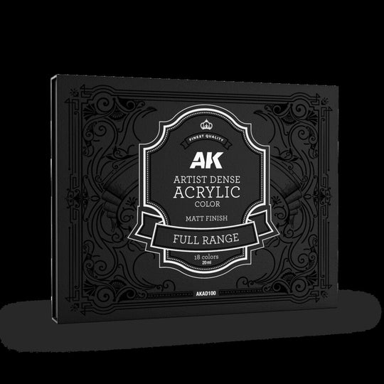 DELUXE EDITION BOX FULL RANGE ARTIST DENSE ACRYLIC COLOR