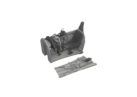 P-40E cockpit w/ late seat PRINT  EDUARD