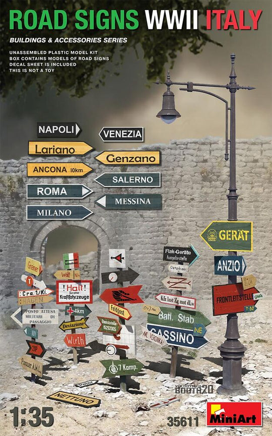 Road Signs WWII Italy