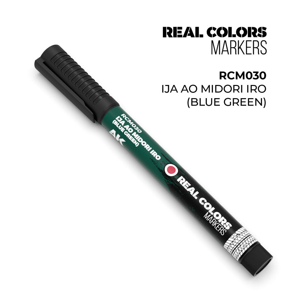 Real Colors Markers: IJA AO MIDORI IRO (BLUE GREEN)