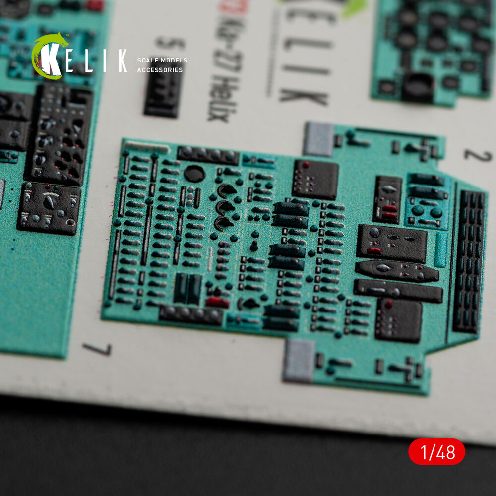 Ka-27 Helix interior 3D decals for HobbyBoss kit