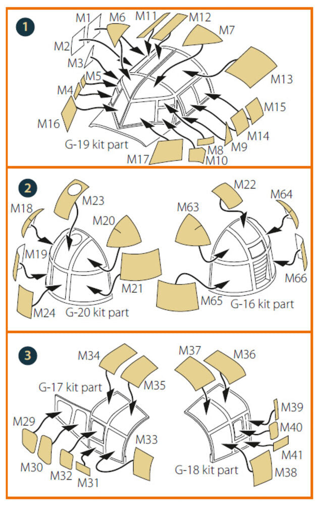 Beaufort Mk.IA painting mask for ICM