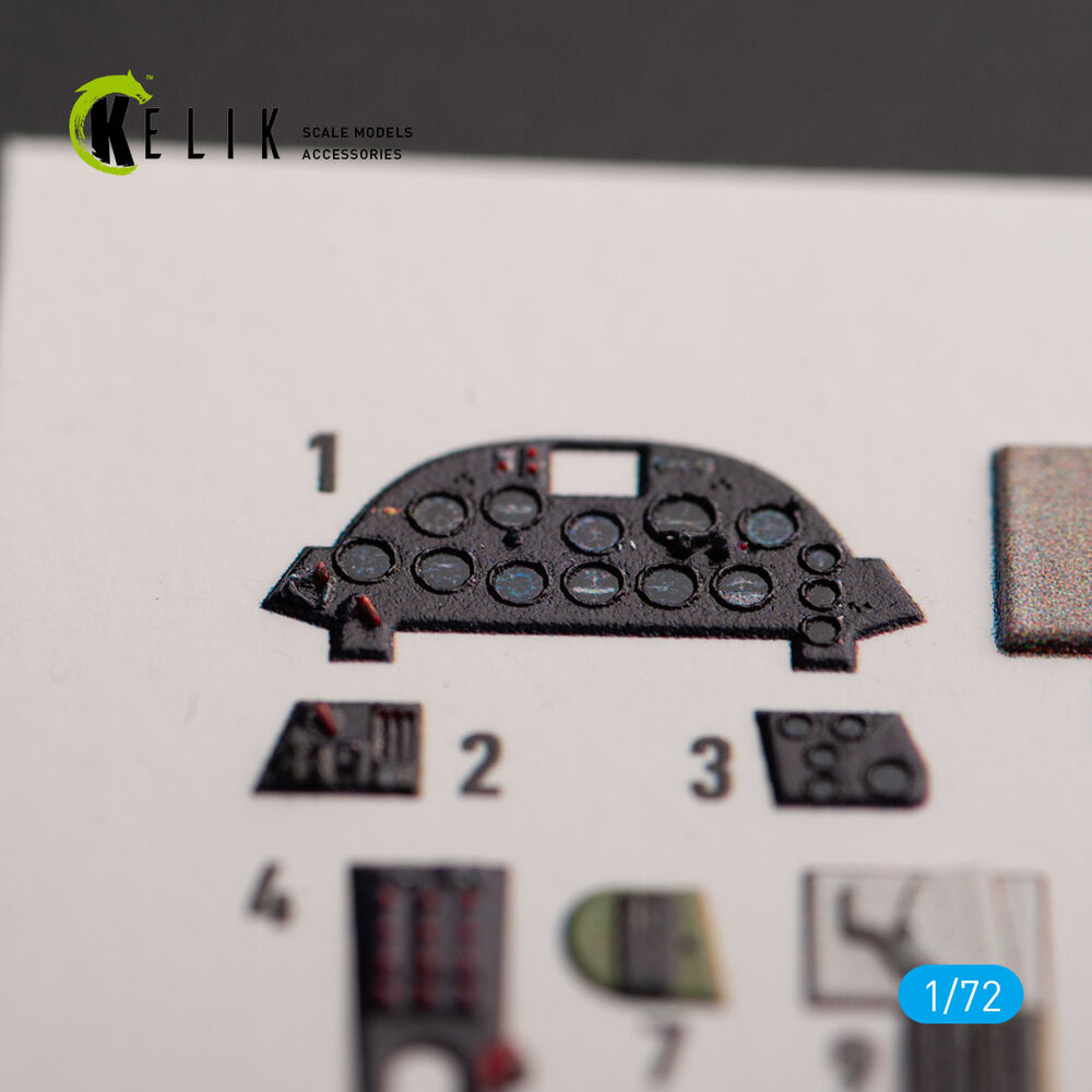 F4U-1A Corsair - interior 3D decals for Tamiya kit