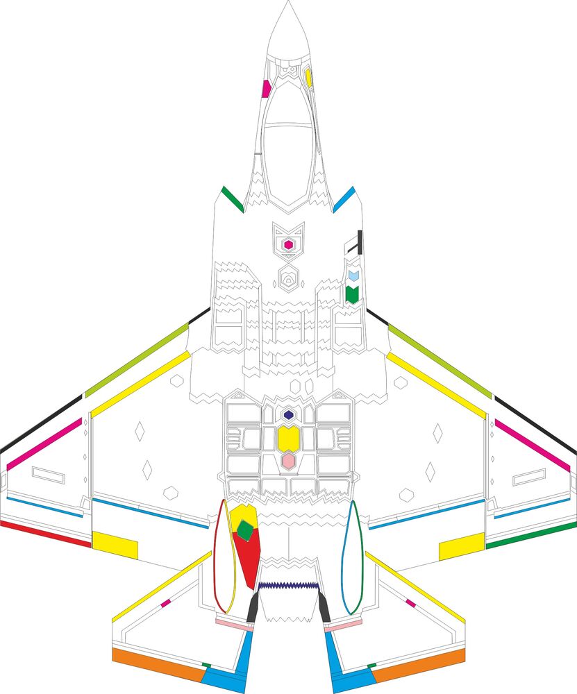 F-35C RAM coating 1/72 for Tamiya