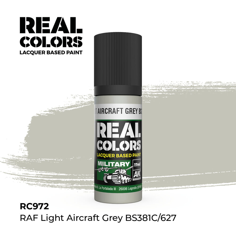 Real Colors: RAF Light Aircraft Grey BS381C/627 17 ml.