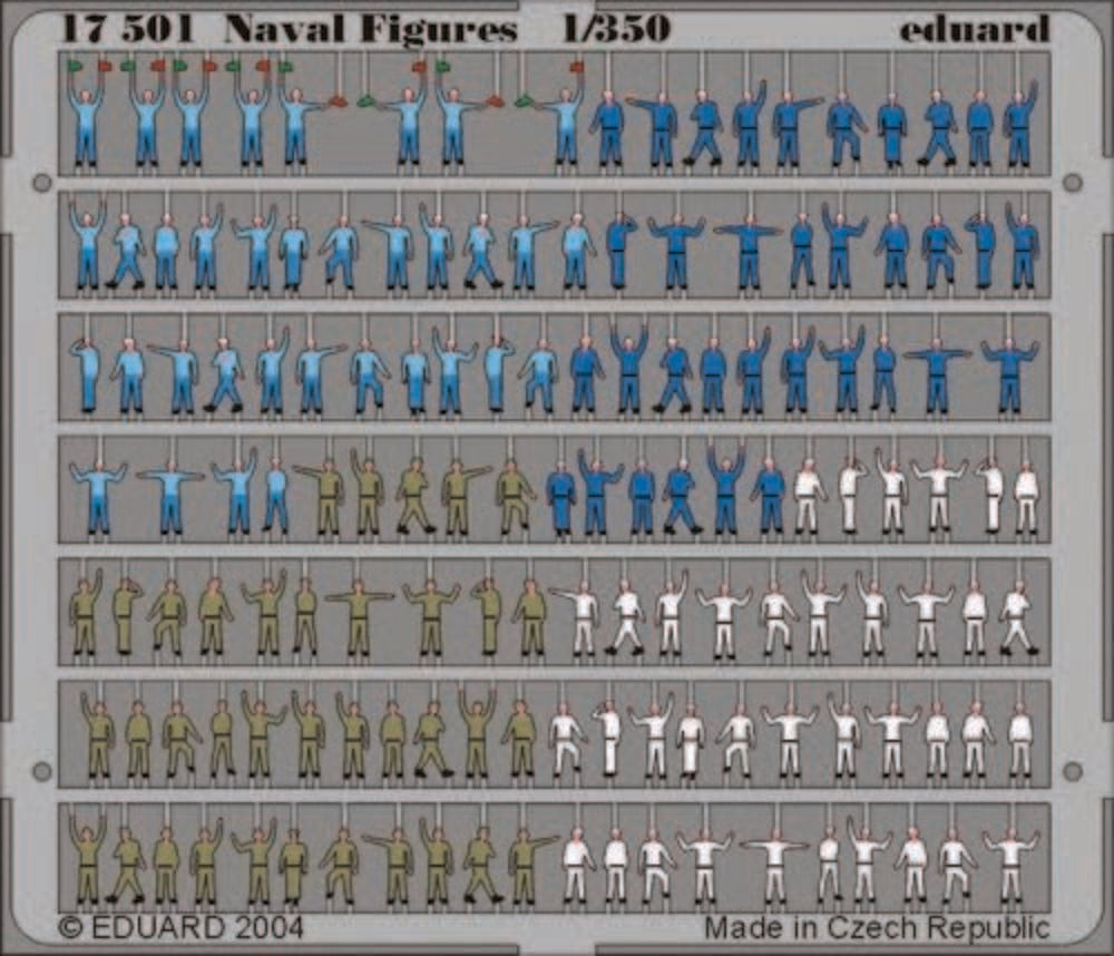 Marine Figuren bemalt Fotoätzsatz